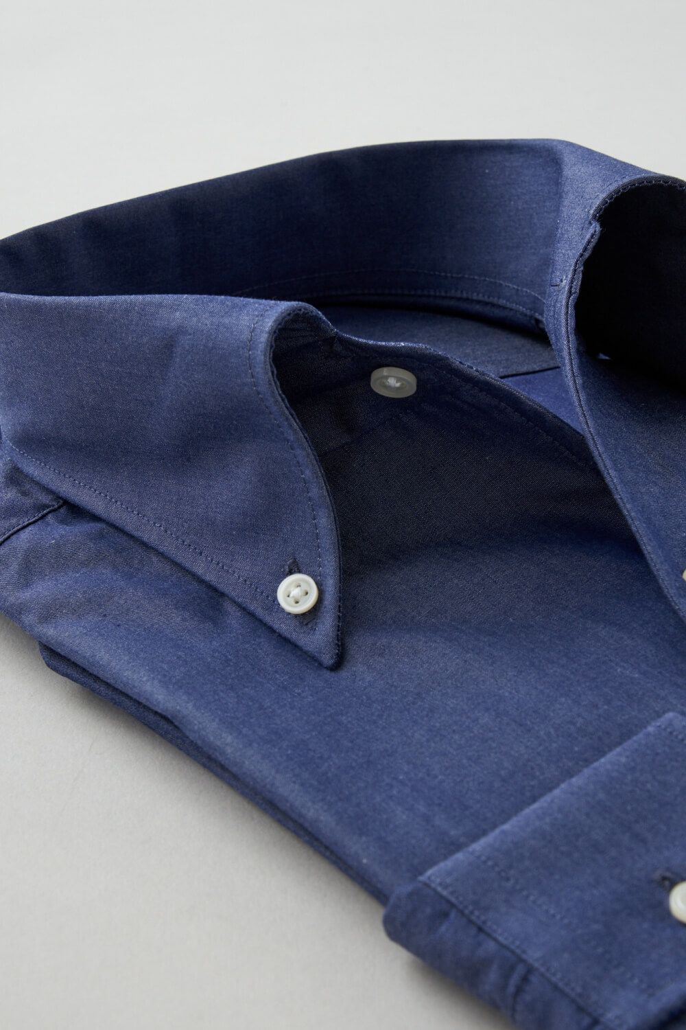 ワイシャツ 8051-C11A-NAVY-衿2