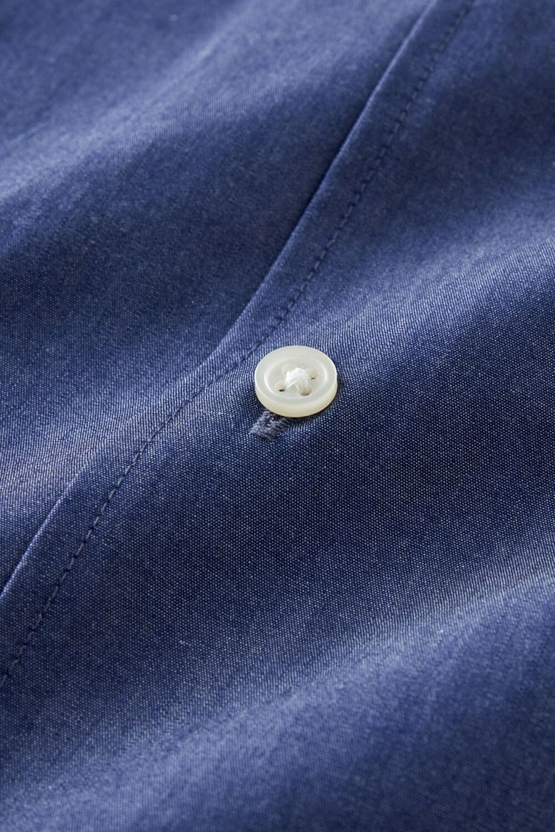 ワイシャツ 8051-C11A-NAVY-生地