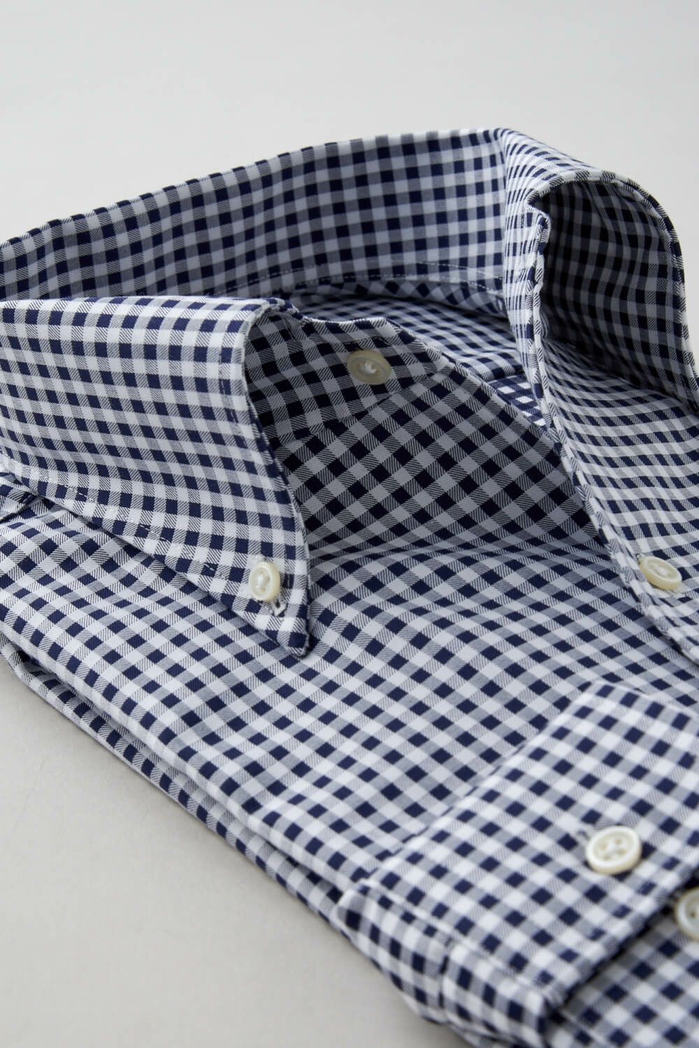 ワイシャツ 8051-C11B-NAVY-衿2