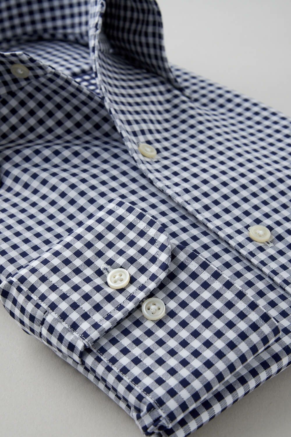 ワイシャツ 8051-C11B-NAVY-カフス