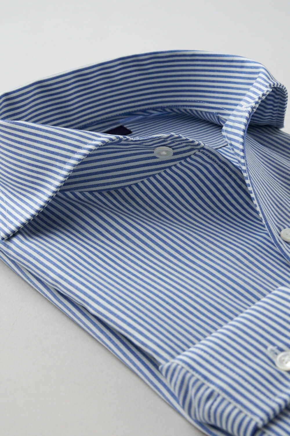 ワイシャツ 8055W-C11A-BLUE-衿2