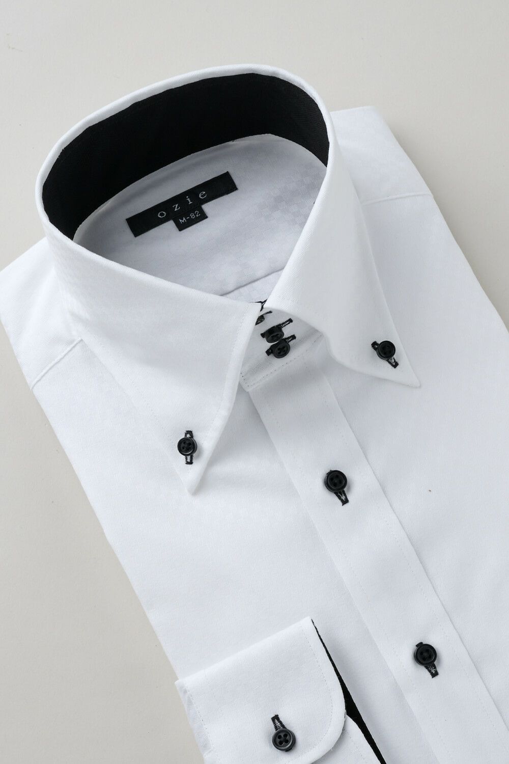 ワイシャツ 8058-C11A-WHITE-衿3