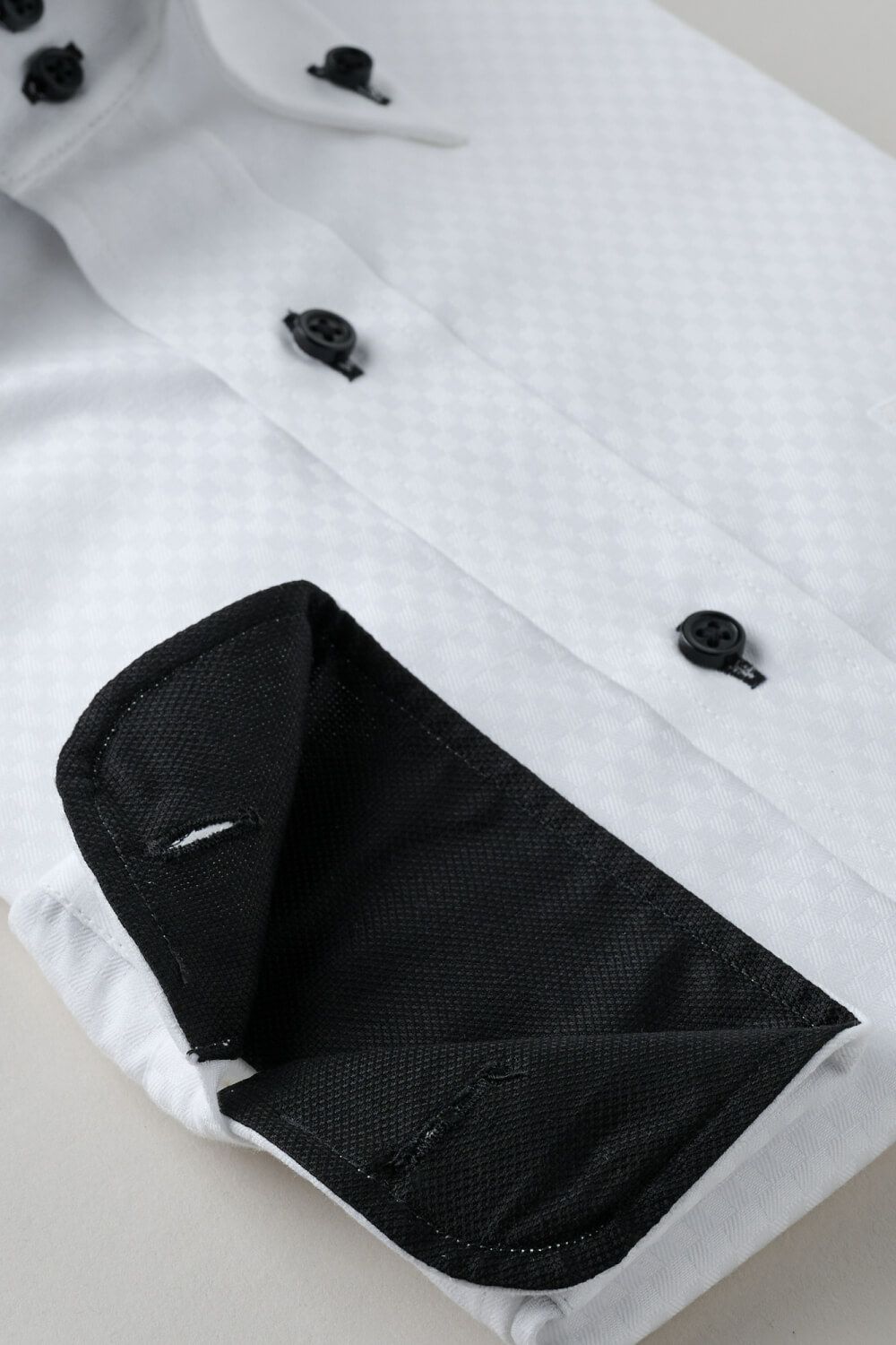 ワイシャツ 8058-C11A-WHITE-カフス