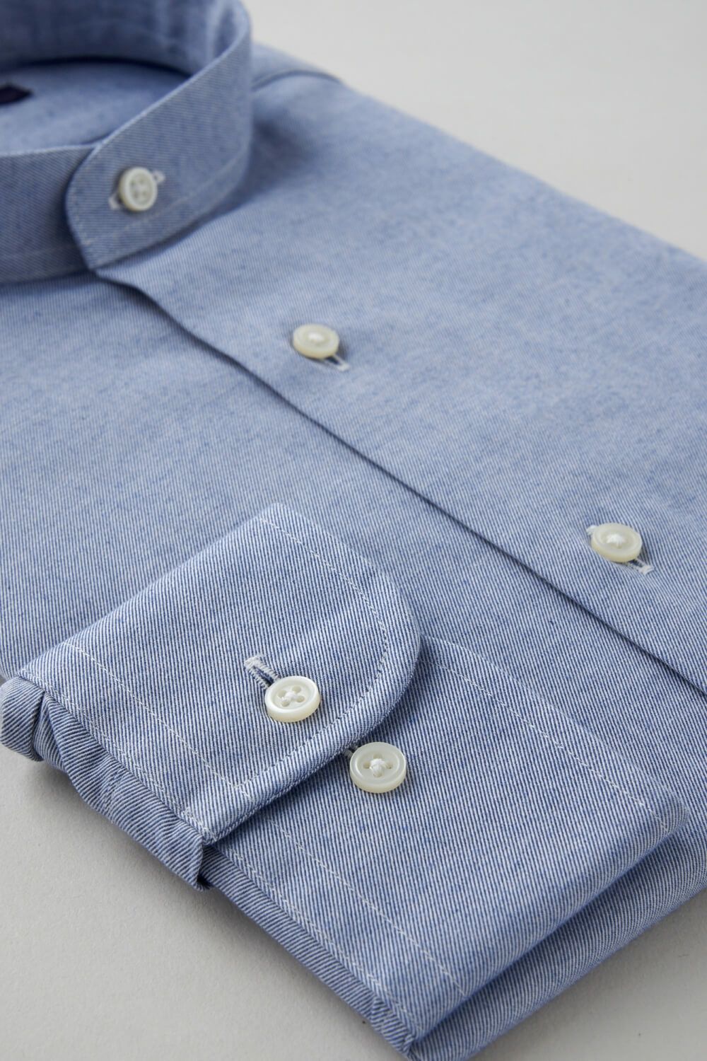 ワイシャツ 8063-C11B-NAVY-カフス