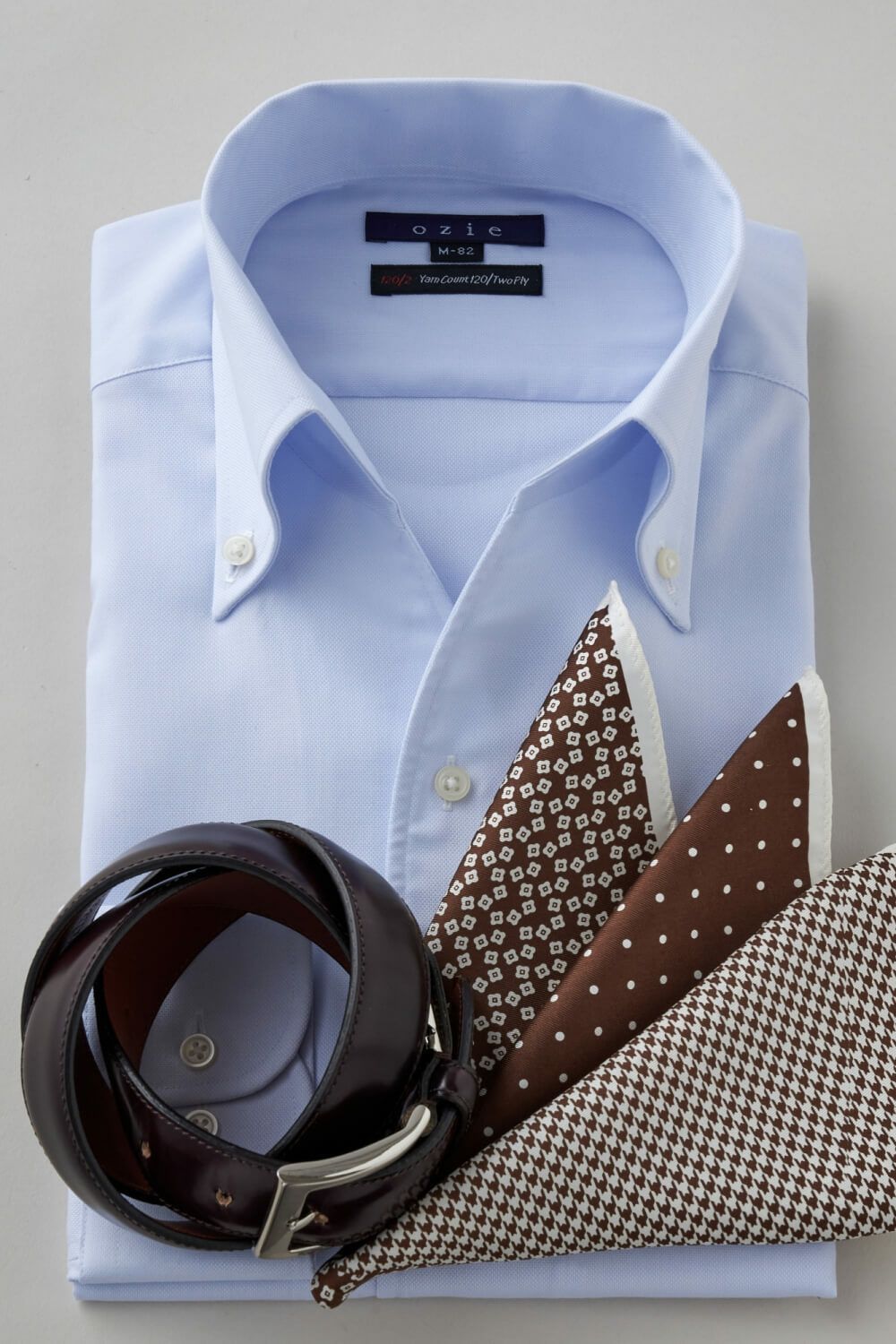 ワイシャツ 8044P-C11A-SAX-コーディネートイメージ