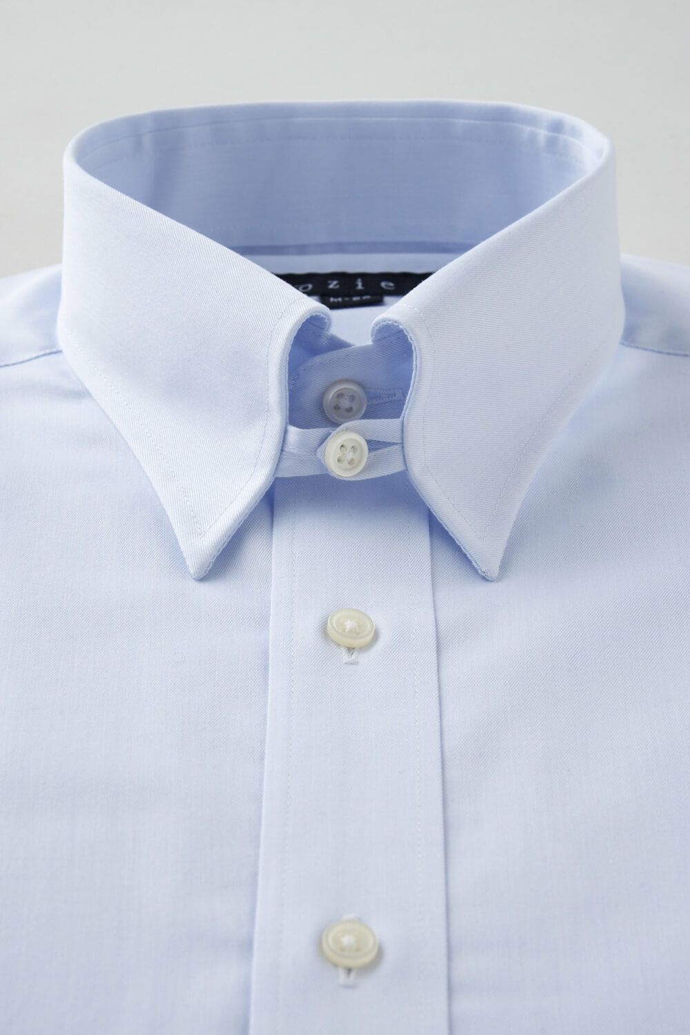 ワイシャツ 8089P-C11A-SAX-衿1