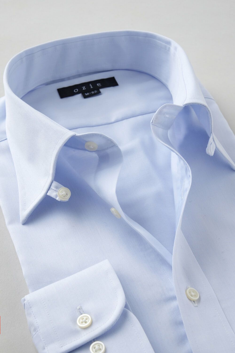 ワイシャツ 8089P-C11A-SAX-衿2