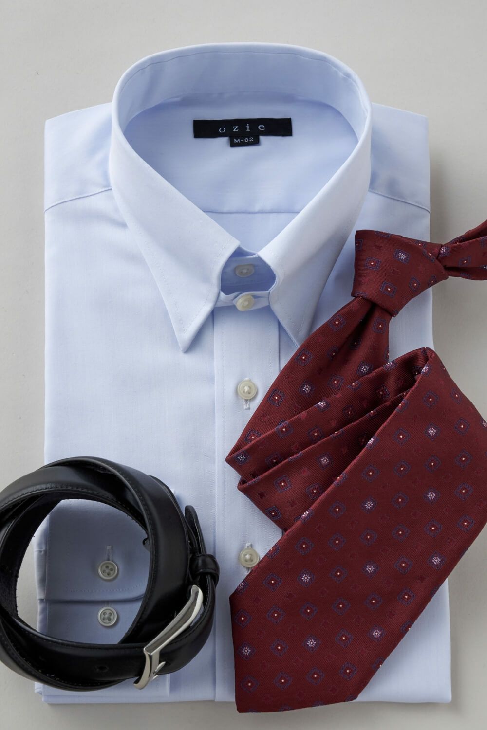 ワイシャツ 8089P-C11A-SAX-コーディネートイメージ