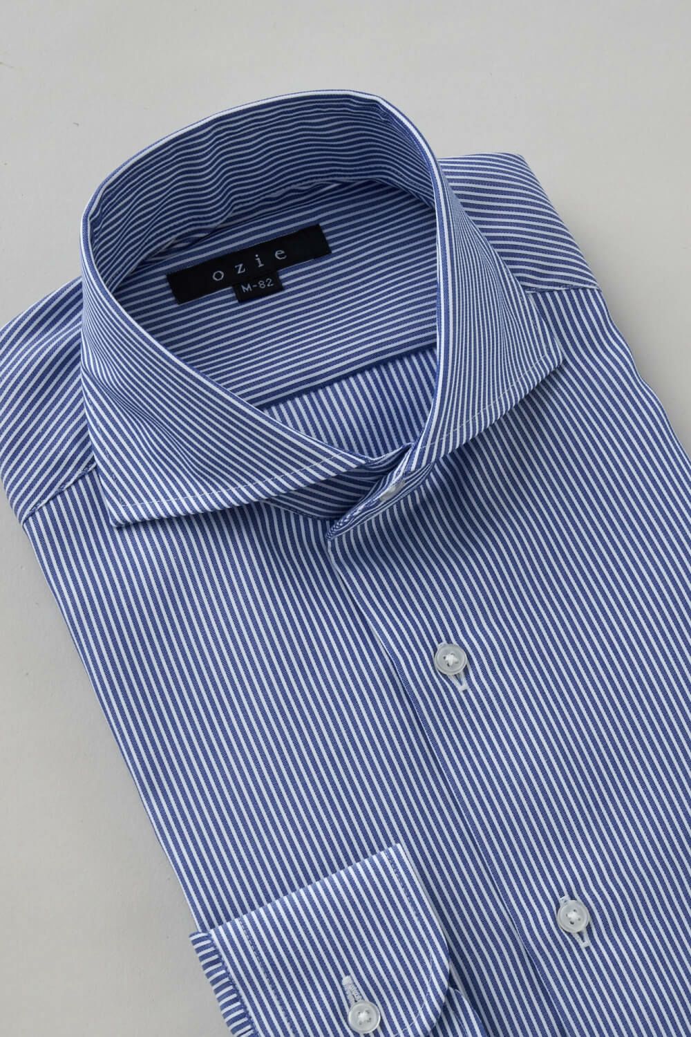 ワイシャツ 8070-C12A-BLUE-衿3