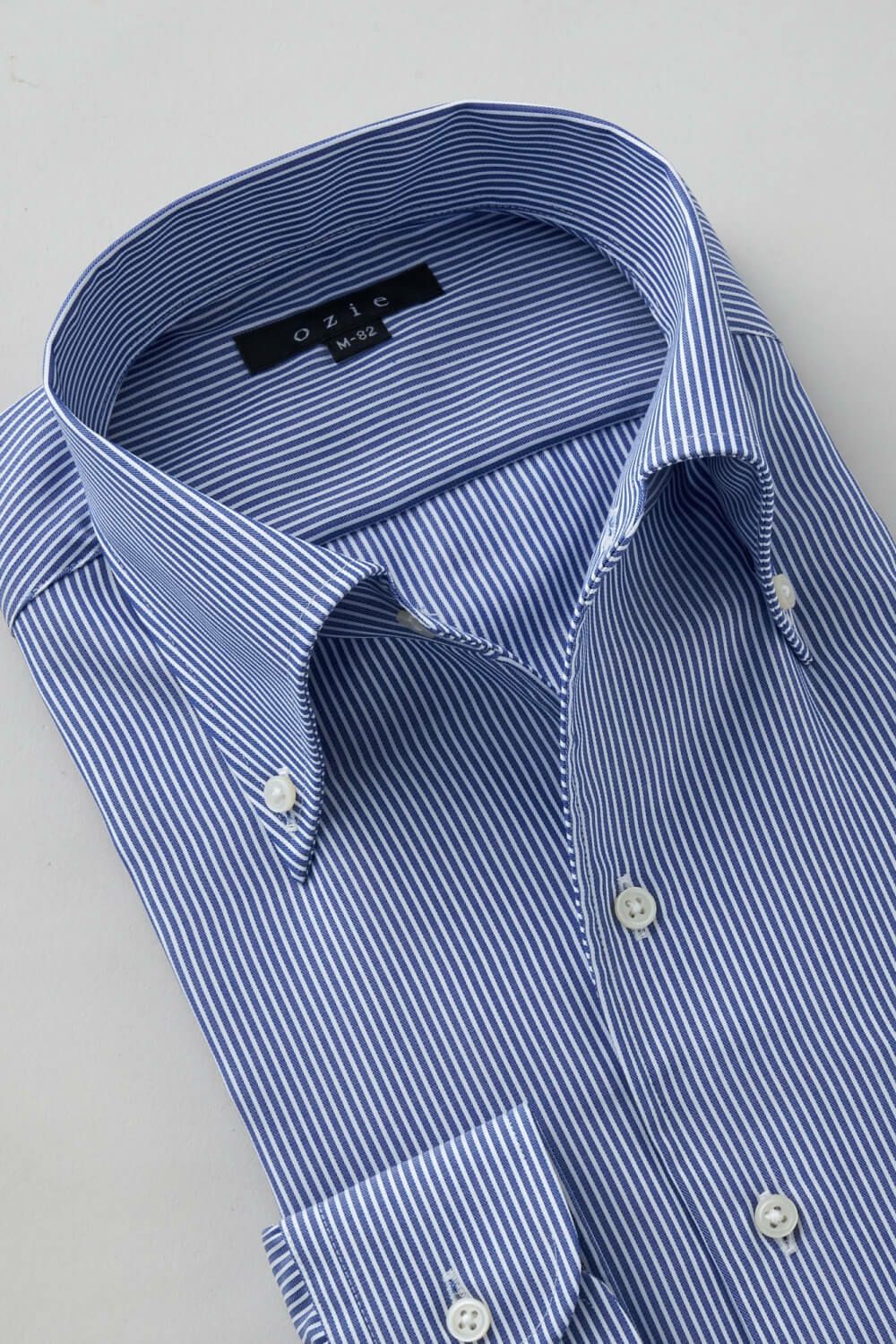 ワイシャツ 8051-C12A-BLUE-衿1