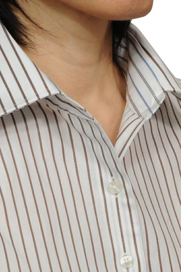 レディースシャツ 6071-N10-WHITE-衿2